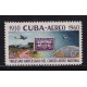 CUBA 1960 AEREO ESTAMPILLA COMPLETA NUEVA MINT ESPACIO COHETERIA AVIONES